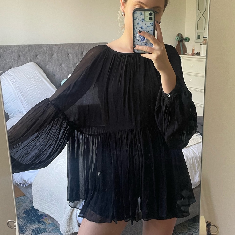 Sheer zara tunic